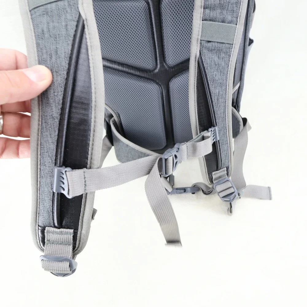 LL Bean Green Mounain Day Pack Backpack Gray Heather 302996 Laptop Sleeve